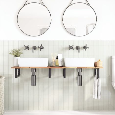 Maison Exclusive - Waschtischplatte Unbehandelt 160x40x2 cm Massi