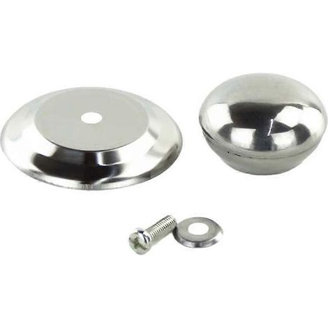 Couvercle de casserole universel en acier inoxydable avec poignée et bouton, pièce de rechange pour la cuisine.-Silver