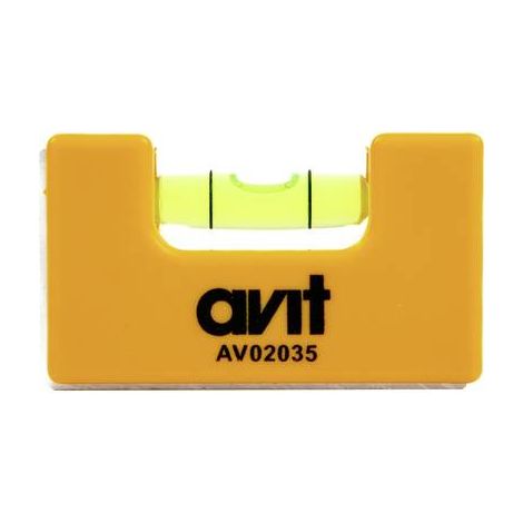 AVIT AV02035 NIVEAU À BULLE DE POCHE 0.75 MM/M