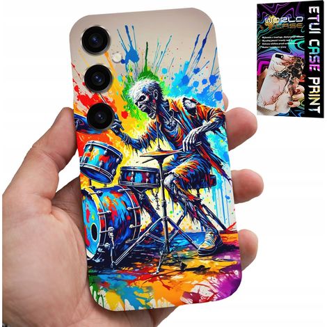Schutzhülle für Samsung Galaxy A15 4G – Rock Drums Skelett-Cover (1/5)