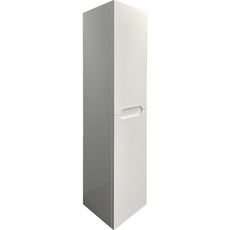 Colonna per bagno sospesa L30 x l30 x 120 cm Bianco - STEFANIE
