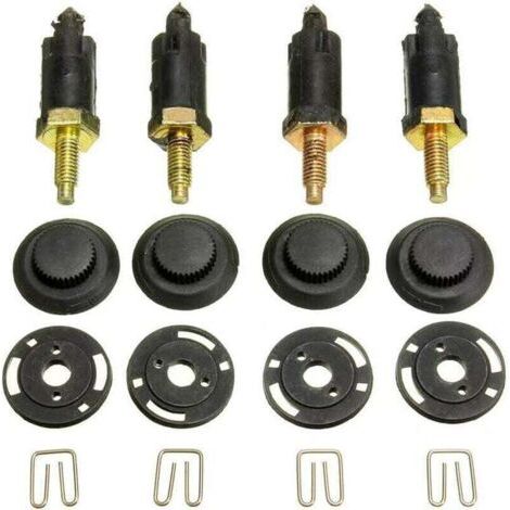 Kit di fissaggio per coperchio motore in 4 pezzi per motori 2.0 HDI, compatibile con Citroën Berlingo, C4, C5, XU, Xantia, Xsara e Peugeot 206, 306, 307, 406, 607, 806, Expert, OEM 0137F6 13711 (Clip 