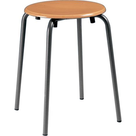 BIMOS Stapelhocker Sitzhöhe 500 mm Sitz-Ø 300 mm ( 9000454088 ) (1/3)