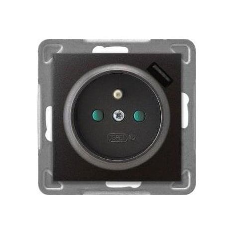 Ospel Impresja presa elettrica semplice antracite USB