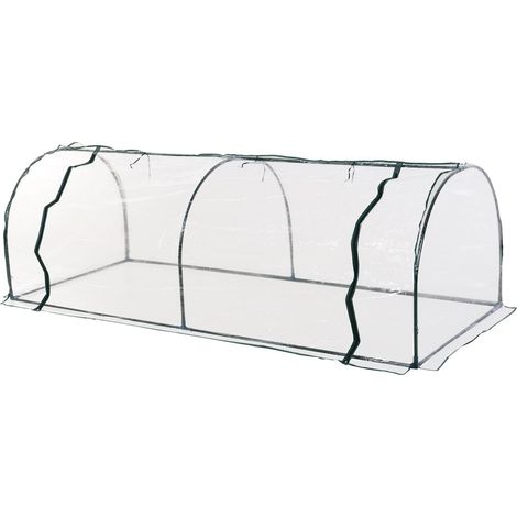 Serre de jardin tunnel CARLO transparente (1/5)