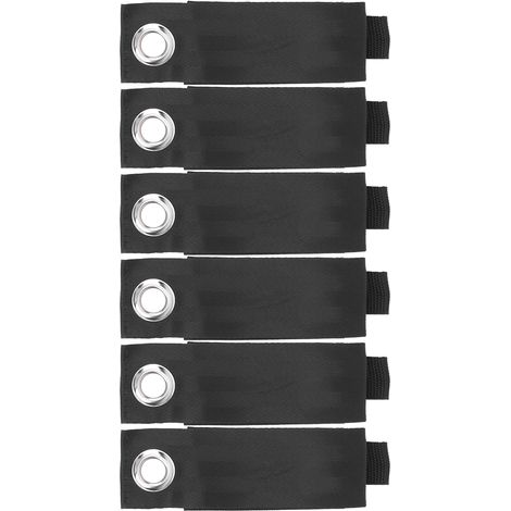 Set mit 6 selbstklebenden Aufbewahrungsbändern für elektrische Verlängerungskabel, Kabelorganisator und Kabelbinder. (1/5)