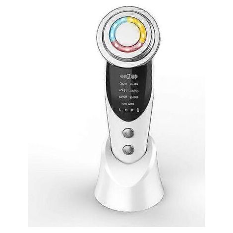 7-in-1-Gesichtsstraffungsgerät: RF-Mikrostrom, Hautverjüngung, Gesichtsmassage, Lichttherapie, Anti-Aging- und Anti-Falten-Schönheitsgerät (1/3)