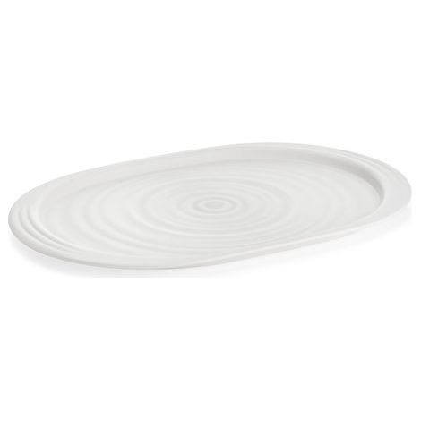 Terra milchig weißes Tablett