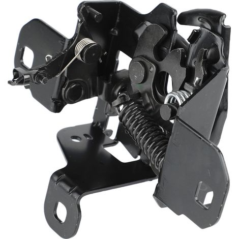Serratura cofano auto 1J0823509, struttura compatta nera, gruppo di chiusura motore portatile di ricambio per Bora. (1/5)