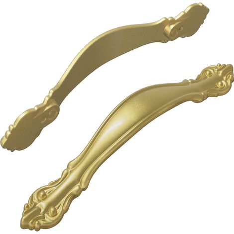 Griff 2 pcs Gold 143 x 19,2 x 20 mm Zinklegierung vidaXL