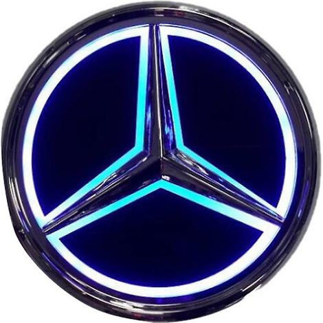 Autocollant lumineux LED arrière avec logo 4D - Décoration lumineuse LED pour voiture
