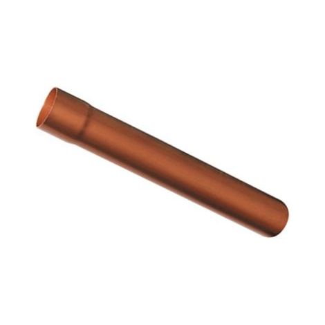 Pluviale Tubo PVC color rame MT.3X80 Grondaia Dakota