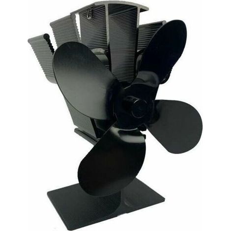 4-blade thermodynamic stove/fireplace fan for fireplace and stove accessories, eco-efficient fan, 15.2 cm blade diameter (1/5)