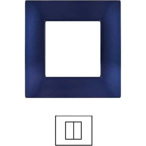 PLACCA 6002-10 2P NAVY/VMR-PLN TECNOPOLIMERO