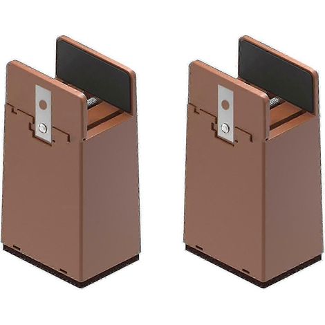 Rehausseur de cadre de lit 4 pièces, rallonge de pied de table réglable robuste 5/10 cm f54 (1/5)