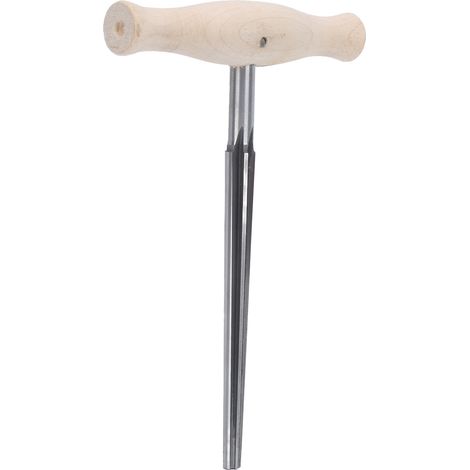 Alésoir pour chevilles de violon, en acier inoxydable, à tranchant aigu, manche ergonomique en bois, usinage de précision, outil de lutherie (1/5)