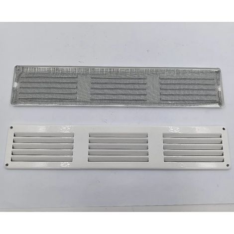 GRIGLIA METALLO MM.300X60 VERNICIATO BIANCO