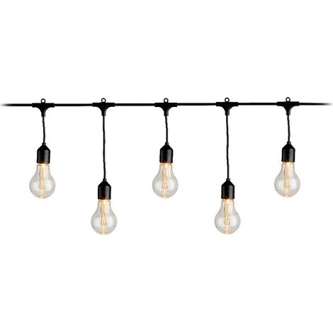 Guirnalda 20 Big Led blanco cálido 9.5 m ip44