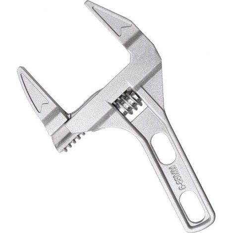 Clés à molette 6-68mm Clé à mâchoire large Clé de salle de bain Outils à main en alliage d'aluminium pour serrer ou desserrer les écrous et les boulons (1/5)