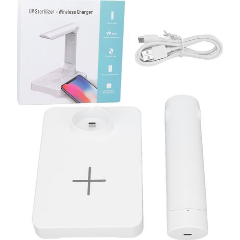 Lampe De Nettoyage UV - Longueur D'onde 185-253,7 Nm - Pour Téléphone Smartphone Électronique Jouet - 400 MAh - ABS - 1 Pièce (1/5)