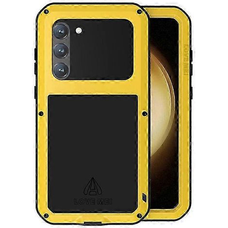 LOVE MEI Hülle für Galaxy S23+: Verstärktes Silikon und Metallschutz, inklusive gehärtetem Glas, robuste und elegante Hülle. (1/5)