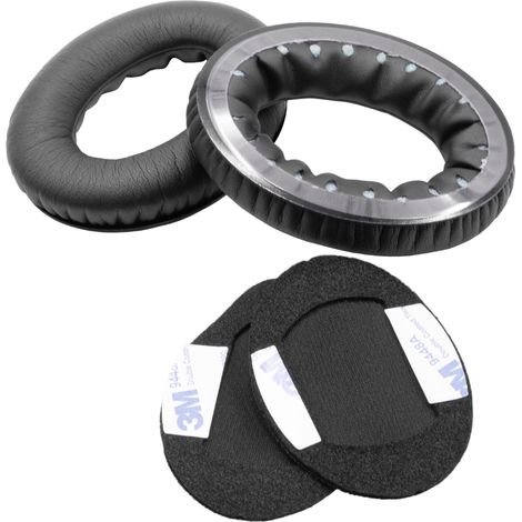 vhbw Ohrpolster kompatibel mit Bose Around-Ear AE1 Kopfhörer Headset, Polyurethan / Schaumstoff Schwarz (1/2)