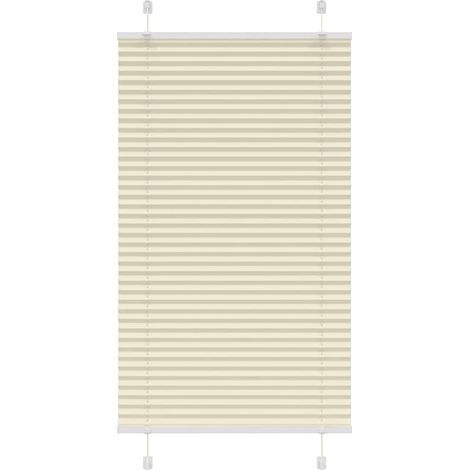 Plissee Creme 70x100 cm Stoffbreite 69,4 cm Polyester
