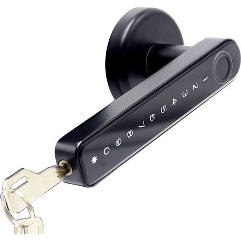Serrure intelligente Bluetooth – Déverrouillage empreinte digitale, code, clé – Chargement USB – Taille 160/65/60mm (1/5)