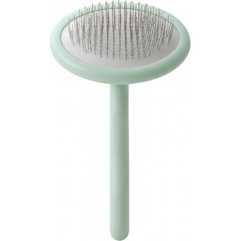 Brosse de toilettage pour petits animaux, vert menthe, format réduit, pour chiens et chats de moins de 4,5 kg (1/3)