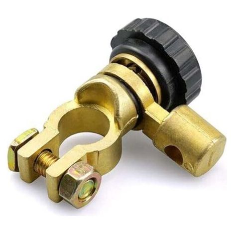 Coupe Circuit Batterie 12V, Interrupteur Terminal Connexion, Cosses Batterie 12V pour Voiture Camion Bateau Véhicule 15-17mm
