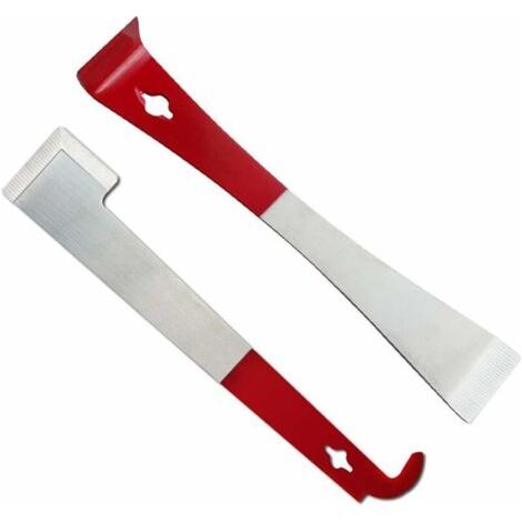 Pair 2 pièces ensemble d'outils de grattoir de ruche en acier inoxydable 2 Type d'équipement d'apiculture de lèvecadre de ruche pour les apiculteurs (1/3)