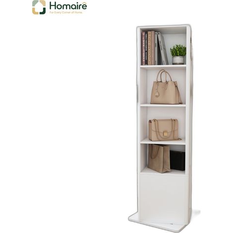 Colonnes de rangement blanc en blanc 50 x 50 x 170 cm HOMAIRE (1/5)