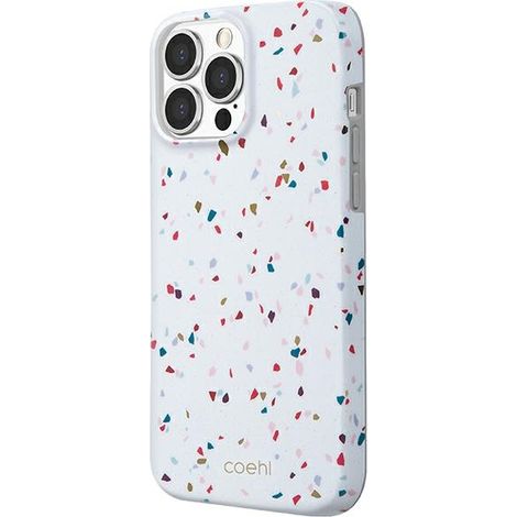 Coque pour iPhone 13 Pro Max uniq Terrazzo Blanc (1/2)
