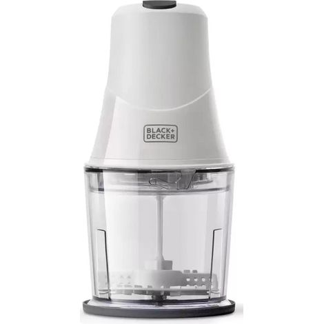 Black and Decker BXCH260E Tritatutto 260W 0.5 L 2 Velocita' Lame Acciaio Inox Lavabile in Lavastoviglie colore Bianco (1/5)