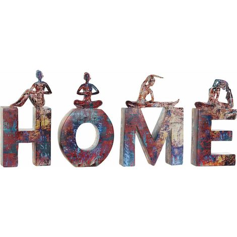 Statua decorativa DKD Home Decor in resina (11,5 x 4,5 x 23 cm) (4 pezzi) (1/3)