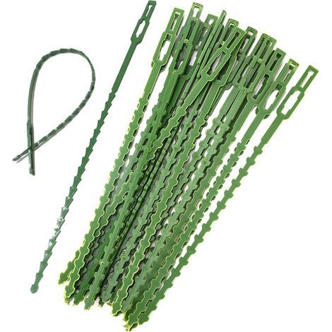150 Pack Adjustable Plant Ties, Twist Ties, Reusable Plastic Ties, Garden Cable Ties, Adjustable Plant Ties, 13cm, for Garden Plant Support (1/5)