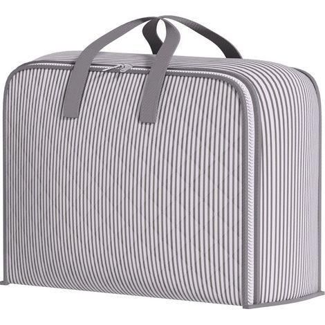 Sac De Rangement Extra Large - Etanche - Fermeture Eclair - Pliable - Poignées Renforcées - Pour Vêtements Couvertures Literie - 1 Pièce (1/5)