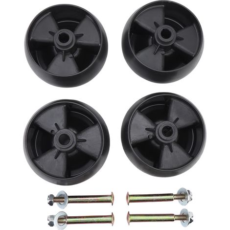Ruote per piatto di taglio da 5 pollici e kit di ferramenta di ricambio per tosaerba con piatto di taglio da 42, 46, 48, 50 e 54 pollici per Cub Cadet LTX1040, LTX1042, LTX1045, LTX1046. (1/4)