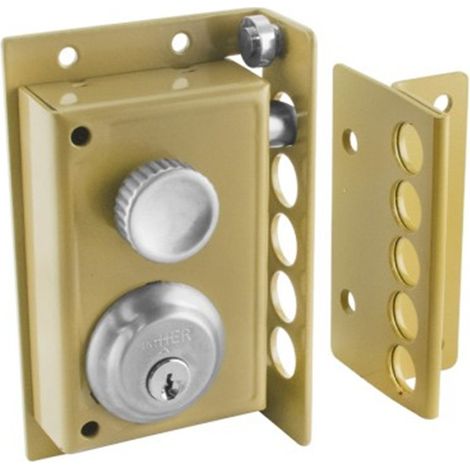 Inther L2240cs gold lackiertes Schloss - rechts, INTHER