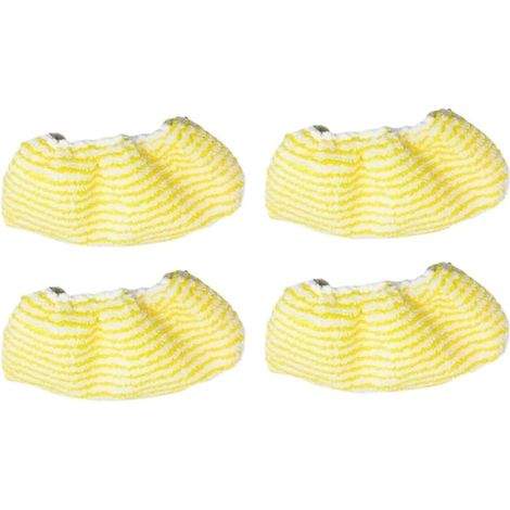 Lot de 4 Housse De Nettoyage En Microfibre For Balai Vapeur, Compatible Avec Les Aspirateurs À Main Karcher Easyfix SC2, SC3, SC4 , SC5 (1/5)