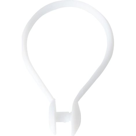Anneaux de rideau de douche à clipser (Lot de 25) — 40 mm — Accessoires pour rideaux, crochets et cintres (1/3)