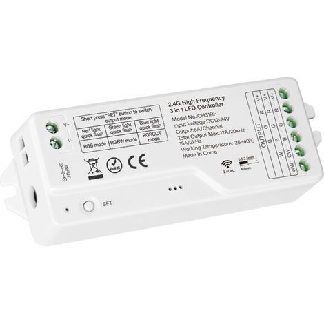 CH31RF 20 kHz high-frequency three-in-one controller, universal for RGB/RGBW/RGBCW, solves noise and flicker problems