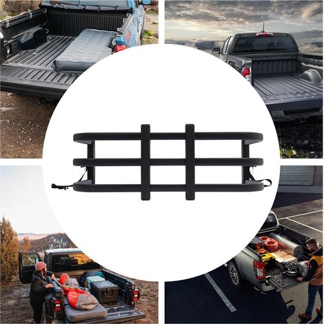 Extensión de caja de camioneta de aluminio negro para Colorado/Canyon/Ranger/Maverick (1/5)