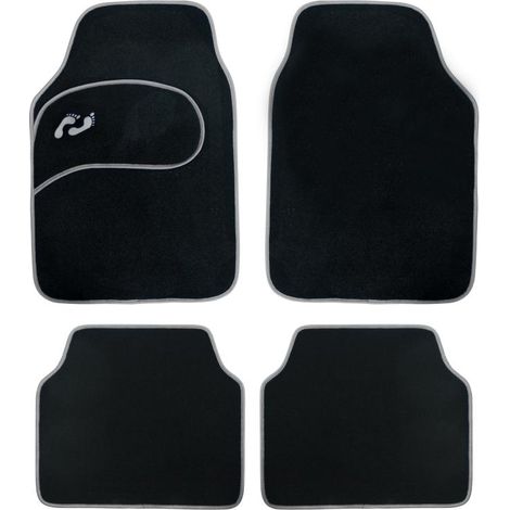 Tapis de Sol voiture motif pied universels 4 piéces PE