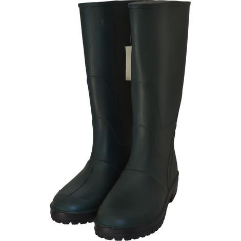 STIVALI IN PVC VERDI GINOCCHIO N 45