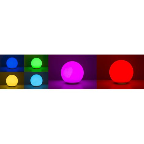 Heitronic 37234 Globo Lampe décorative solaire boule solaire LED LED intégrée 0.4 W blanc (1/4)