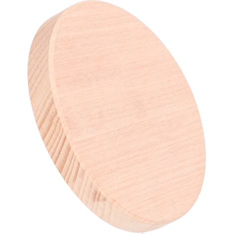 Sous-verre rond en bois naturel - Dessous de verre et de plat résistant à la chaleur pour cuisine et salle à manger - Protection de table (1/5)