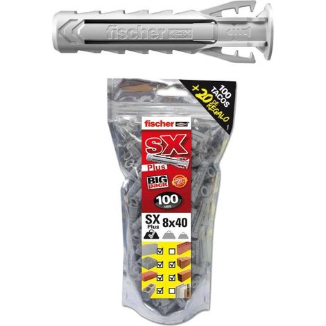 FISCHER fischer bolsa 120 und taco nylon sx plus 8 x 40  568726