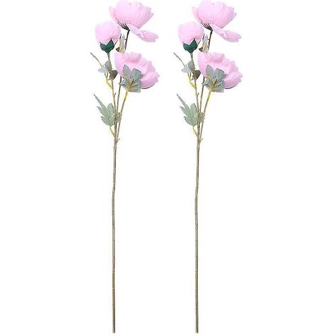 2 Stück naturgetreue Blumenornamente (1/3)