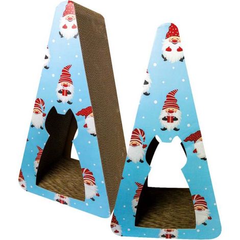 Tiragraffi in cartone di Natale modello Xmas Climb Tree per gatti
